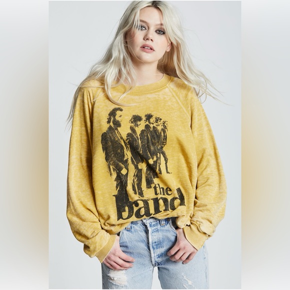 Recycled Karma Tops - Recycled Karma The Band Vintage Washed Sweatshirt